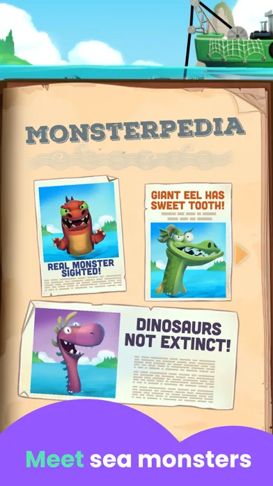 Sea Monster Fishing Games应用截图